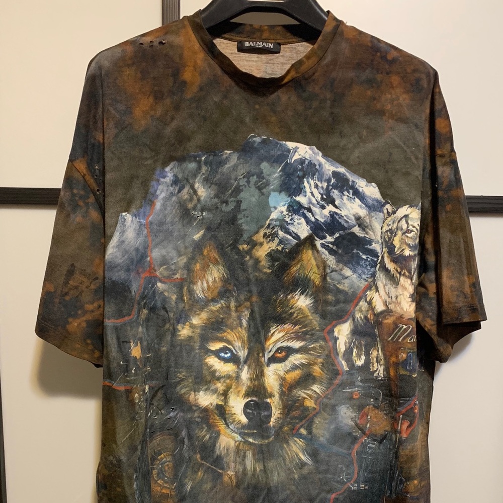 Balmain T-Shirt, Lead, Size 36 (4)